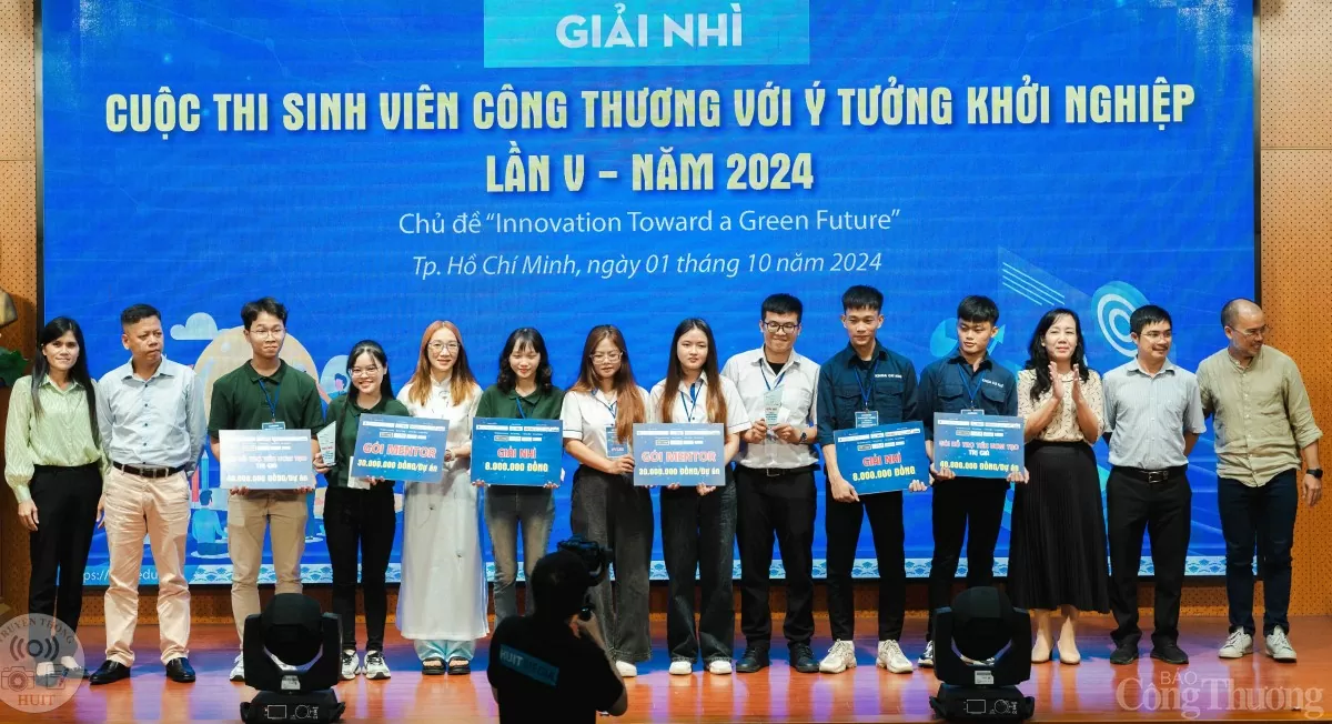 Tìm ra quán quân Cuộc thi Sinh viên Công Thương với ý tưởng khởi nghiệp năm 2024