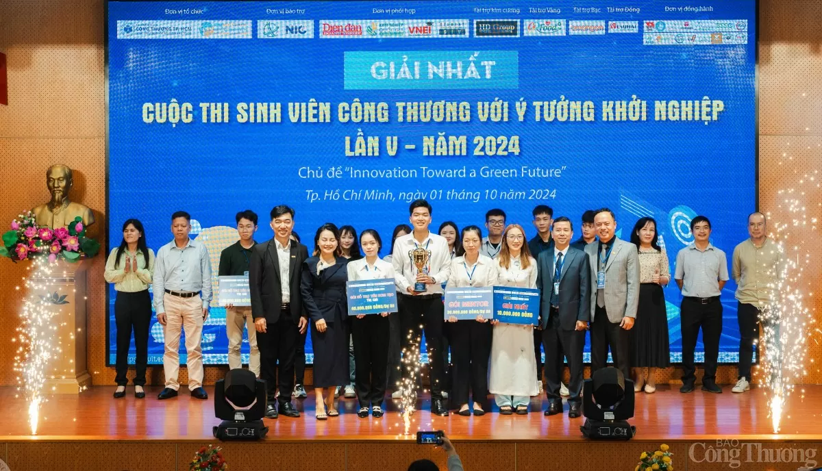 Tìm ra quán quân Cuộc thi Sinh viên Công Thương với ý tưởng khởi nghiệp năm 2024