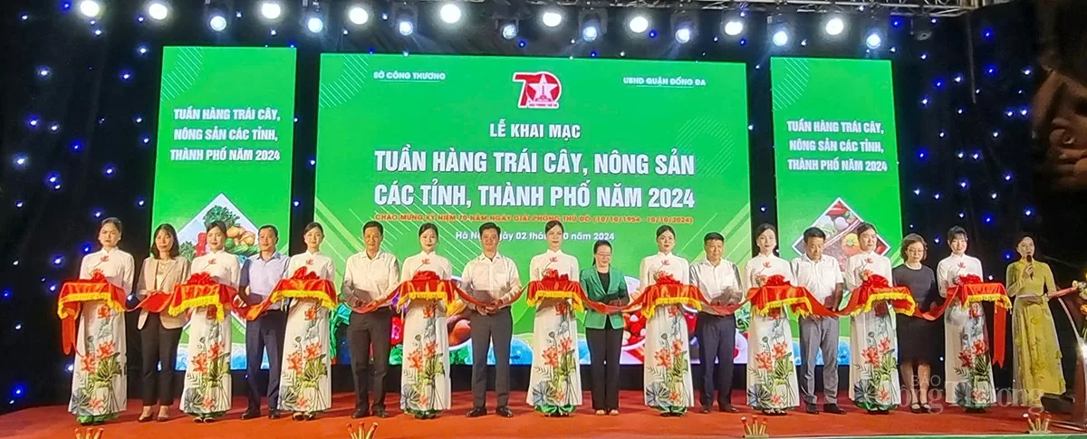 Hà Nội: Khai mạc Tuần hàng trái cây, nông sản các tỉnh, thành phố năm 2024