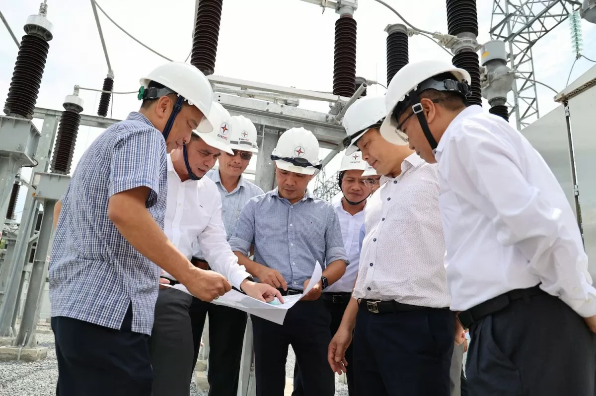 Kiểm tra tại Trạm biến áp 110kV Mỹ Khê