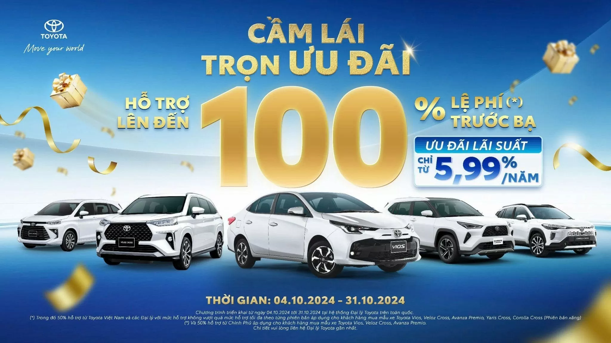 Ngập tràn khuyến mại cùng chương trình 'Cầm lái trọn ưu đãi' của Toyota Việt Nam