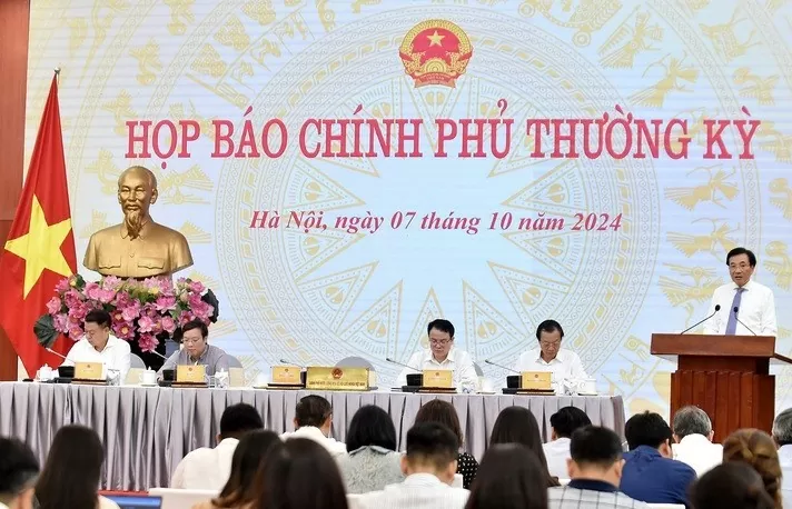 Họp báo Chính phủ thường kỳ tháng 9/2024: Kinh tế - xã hội tiếp tục xu hướng phục hồi tích cực