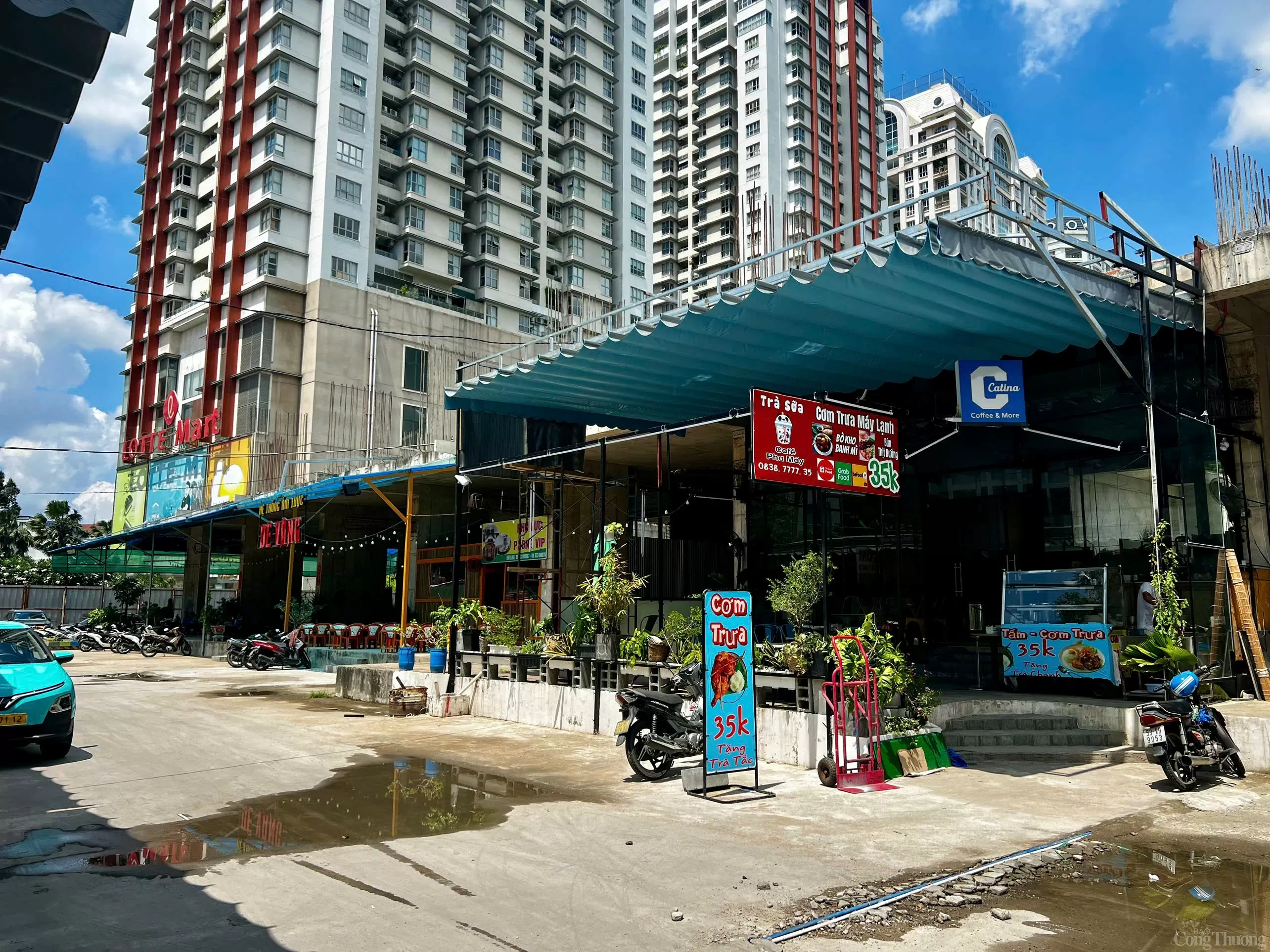 Cận cảnh dự án The Park Avenue của Novaland vốn 'đắp chiếu' bỗng biến thành nhà hàng, bãi xe