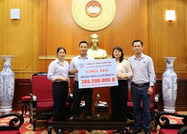 Công ty TNHH Long Hải và tập thể người lao động ủng hộ