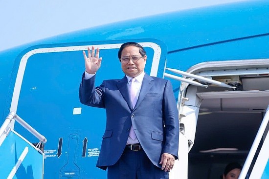 thu tuong pham minh chinh len duong sang lao tham du hoi nghi cap cao asean lan thu 44 45