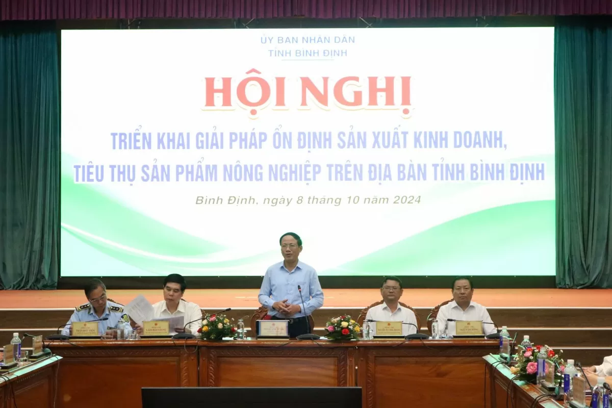 Hội nghị triển khai giải pháp ổn định sản xuất kinh doanh, tiêu thụ sản phẩm nông nghiệp trên địa bản tỉnh