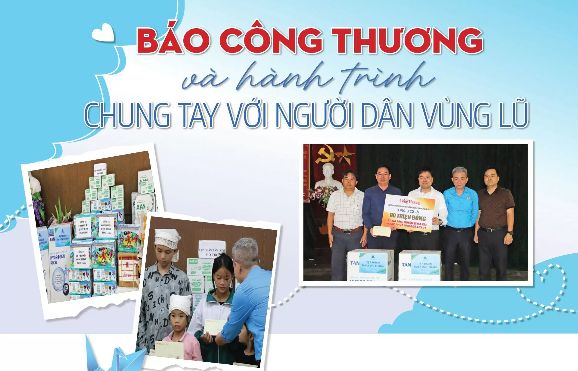 Báo Công Thương và hành trình chung tay với người dân vùng lũ Lào Cai