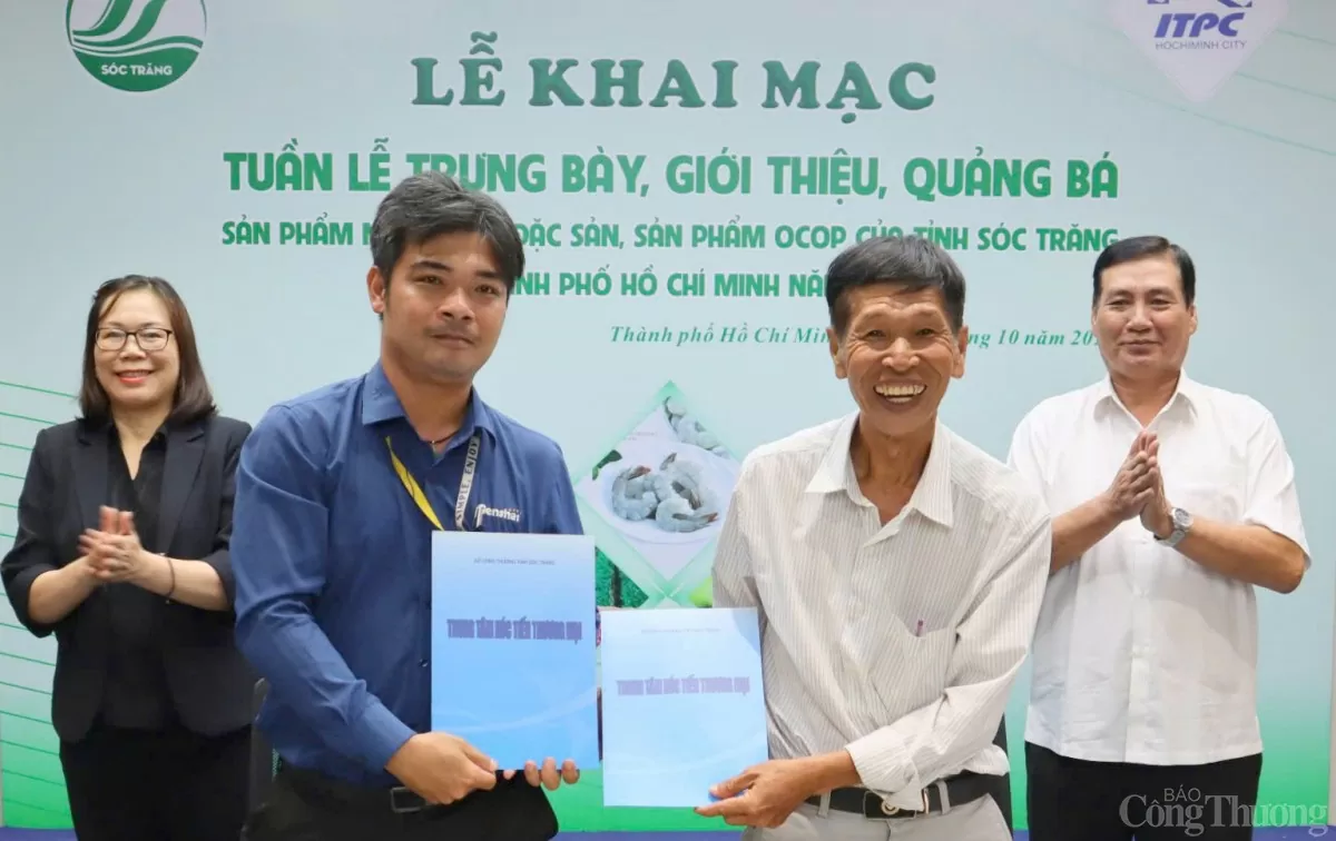 Khai mạc Tuần lễ giới thiệu các sản phẩm OCOP, nông đặc sản của Sóc Trăng tại TP. Hồ Chí Minh