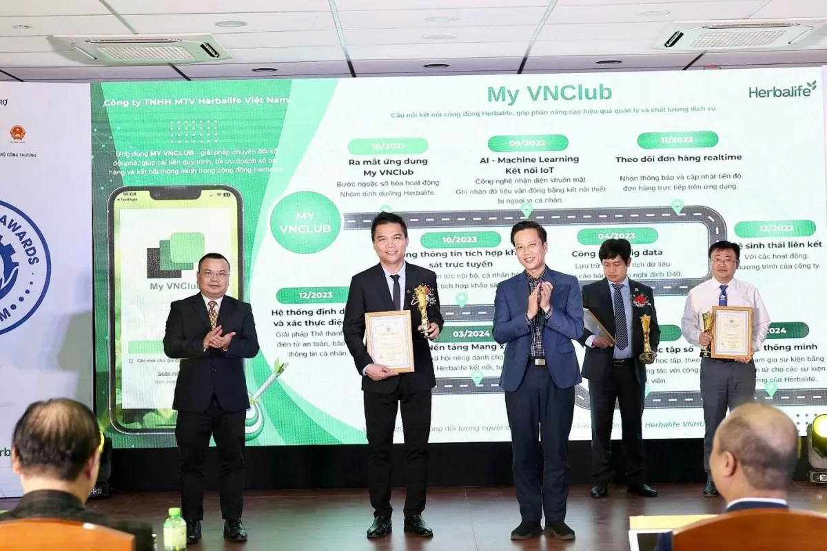 Ứng dụng My VNClub của Herbalife được vinh danh tại I4.0 Awards