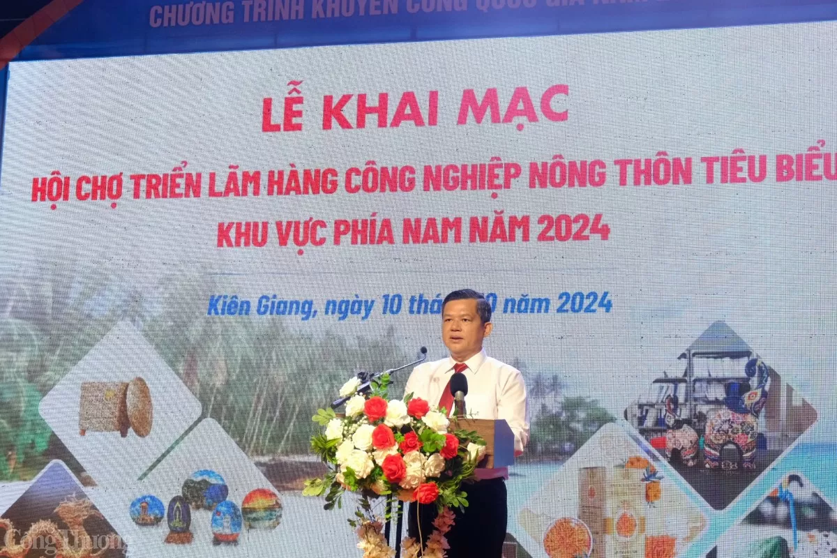 Khai mạc Hội chợ triển lãm hàng công nghiệp nông thôn tiêu biểu khu vực phía Nam năm 2024