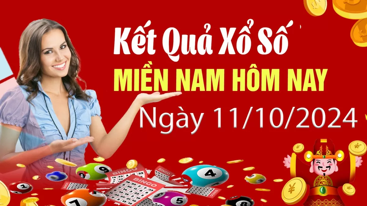 Kết quả Xổ số miền Nam ngày 11/10/2024, KQXSMN ngày 11 tháng 10, XSMN 11/10, xổ số miền Nam hôm nay