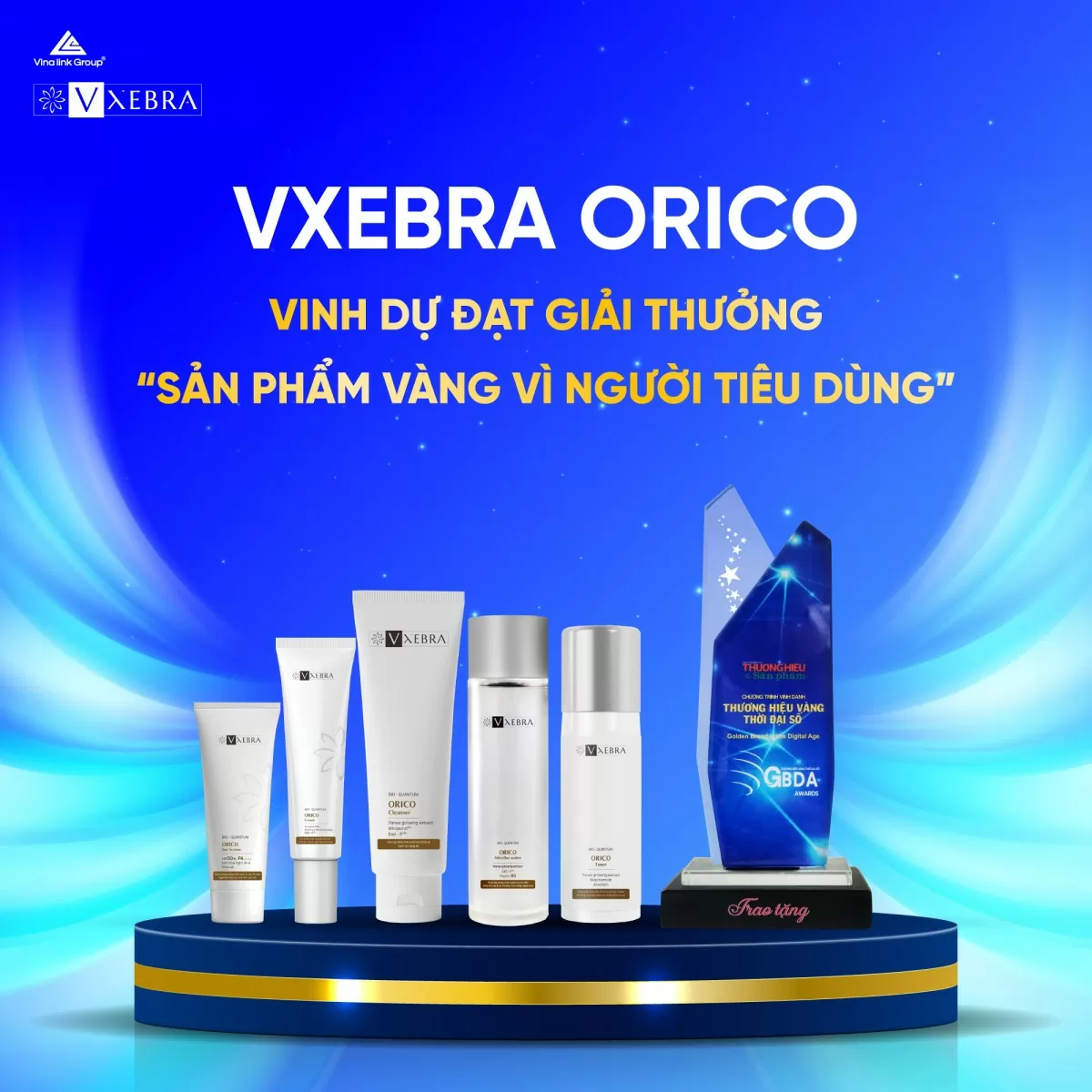 Vxebra Orico: Từ hành trình chinh phục niềm tin người tiêu dùng đến giải thưởng 'Sản phẩm vàng vì người tiêu dùng'