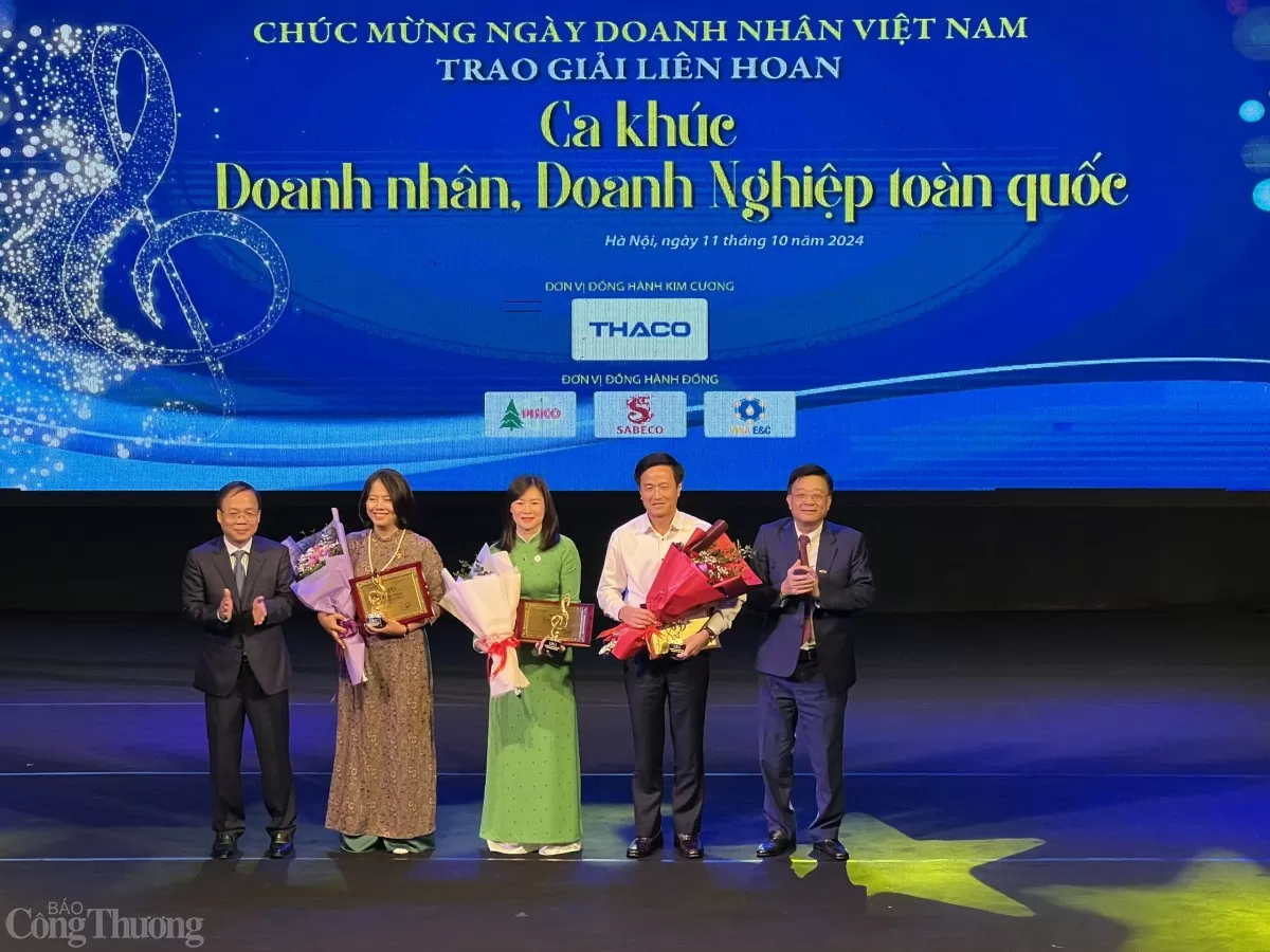 10 tiết mục đoạt giải tại Liên hoan ca khúc doanh nhân, doanh nghiệp toàn quốc 2024