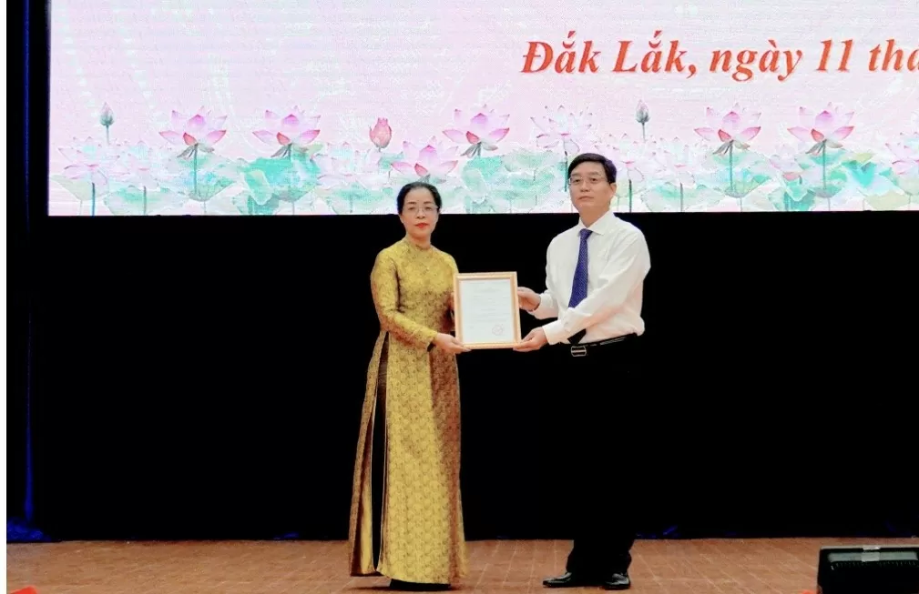 Bà Huỳnh Thị Chiến Hòa giữ chức Phó Bí thư Tỉnh ủy Đắk Lắk