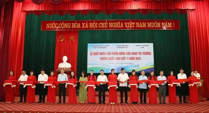 Tuyên Quang: Lần đầu xuất khẩu sản phẩm OCOP sang Vương quốc Anh