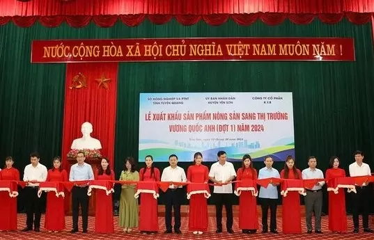 Tuyên Quang: Lần đầu xuất khẩu sản phẩm OCOP sang Vương quốc Anh