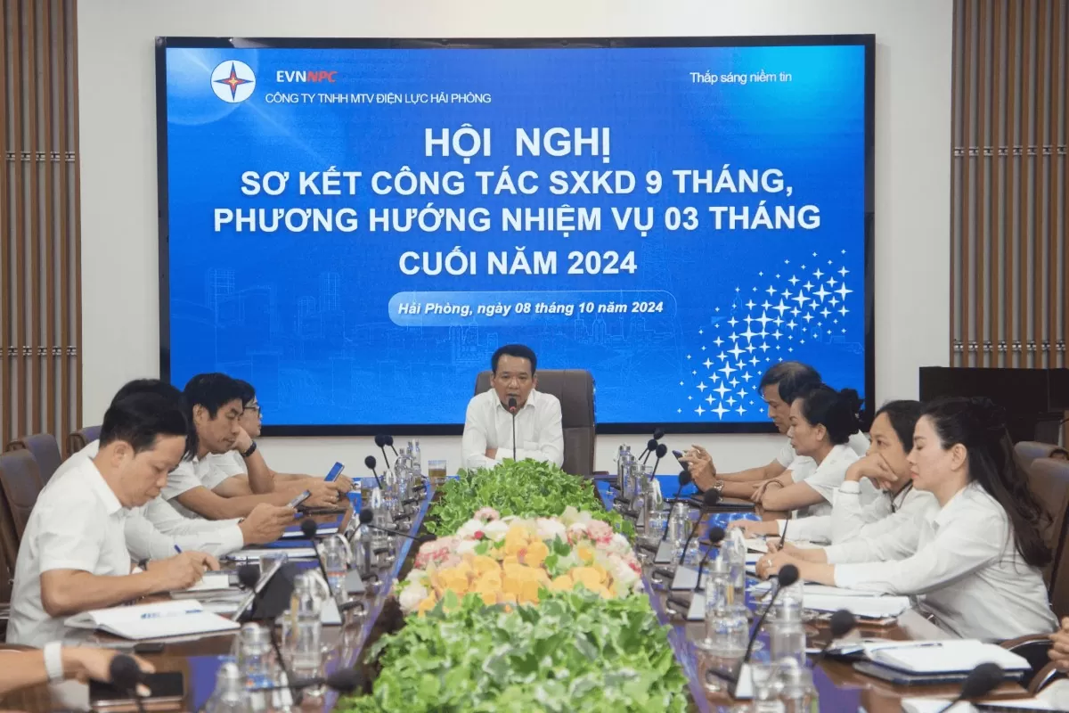 PC Hải Phòng sơ kết công tác sản xuất kinh doanh 9 tháng năm 2024