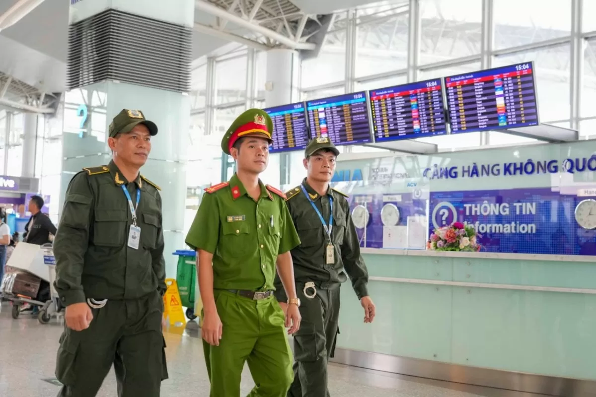 Nguyễn Thành Tín - Nhân viên an n ... rong một lần phối hợp đi tuần tra