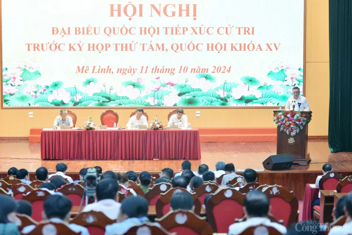 Hà Nội: Cử tri kiến nghị vấn đề tái định cư dự án Vành đai 4