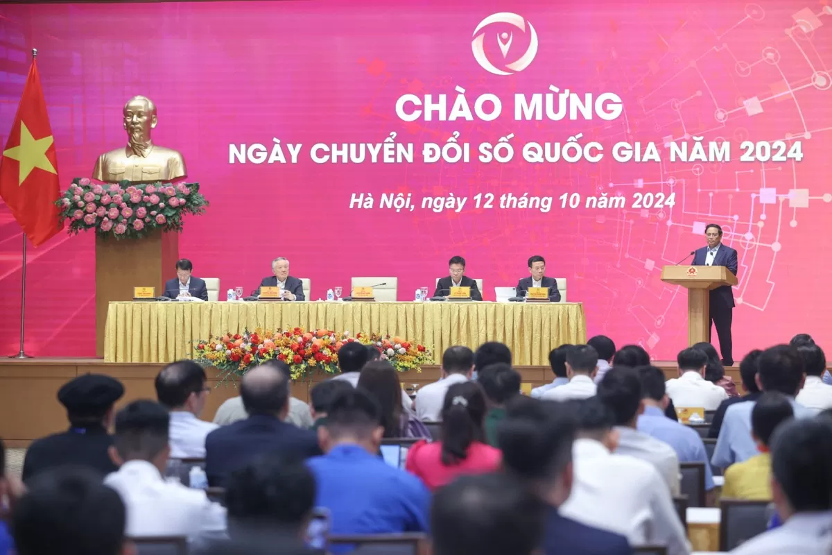 Thủ tướng Phạm Minh Chính chủ trì chương trình chào mừng Ngày Chuyển đổi số quốc gia năm 2024