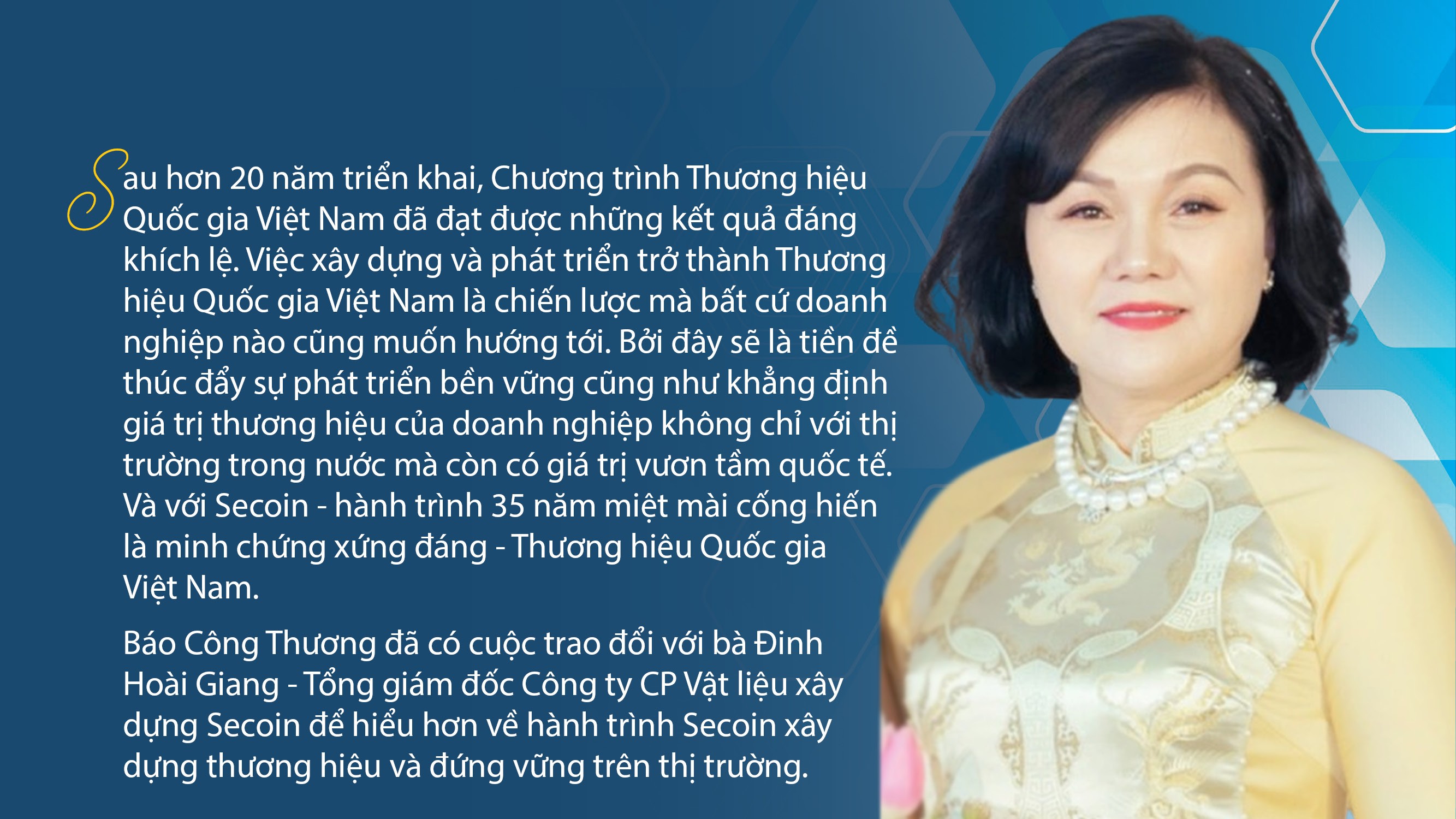 35 năm vươn mình phát triển, xứng danh Thương hiệu Quốc gia Việt Nam