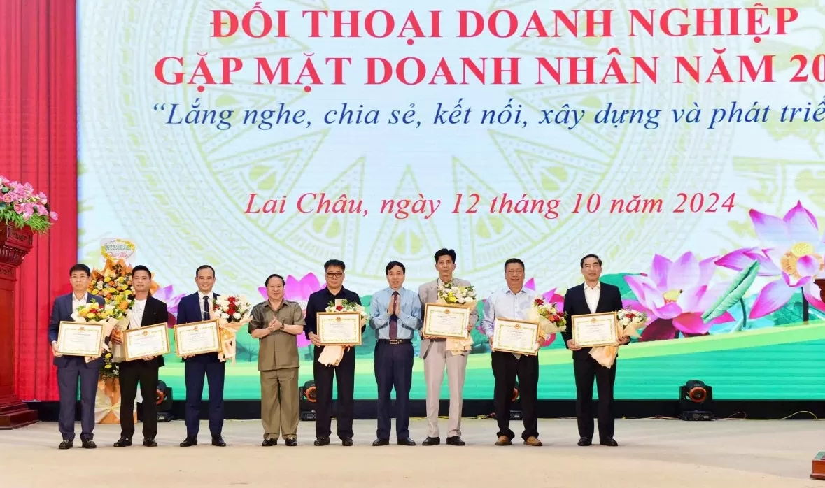 Lai Châu: Đối thoại doanh nghiệp và gặp gỡ doanh nhân năm 2024