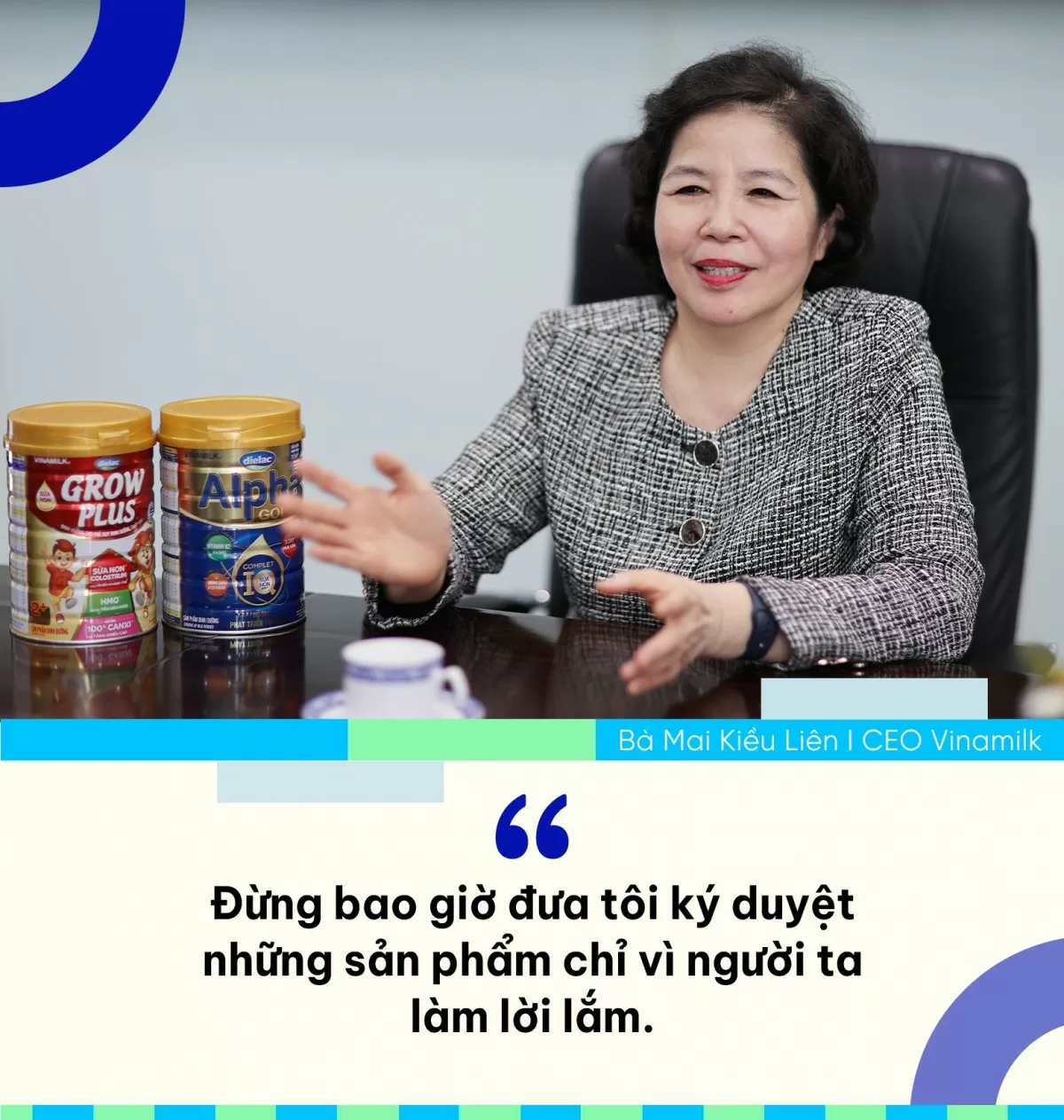 Những câu nói của bà Mai Kiều Liên làm nên 'chất' Vinamilk