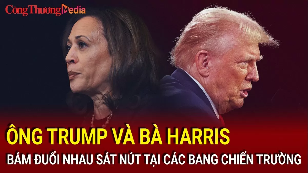 Bầu cử Mỹ 2024: Các bang chiến trường ‘dậy sóng’ trong cuộc đua nghẹt thở giữa ông Trump và bà Harris