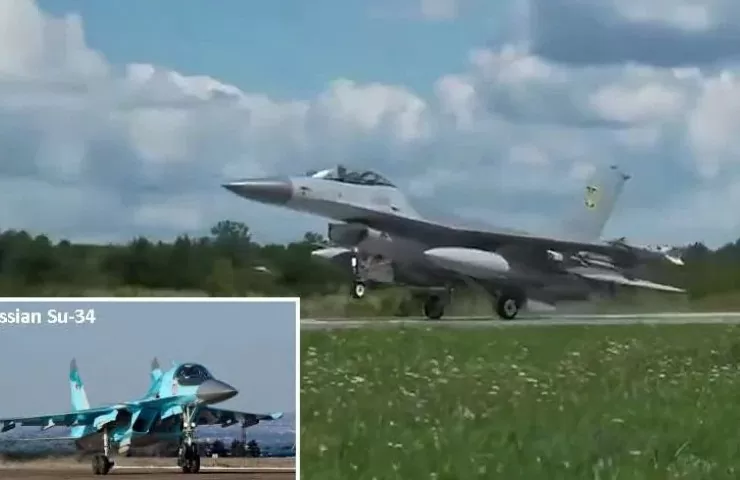 Cực nóng: Chiến đấu cơ F-16 Ukraine lần đầu bắn hạ Su-34 của Nga trên bầu trời