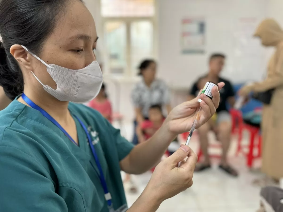 Hà Nội: Triển khai chiến dịch tiêm vaccine phòng dịch sởi cho hàng nghìn trẻ em