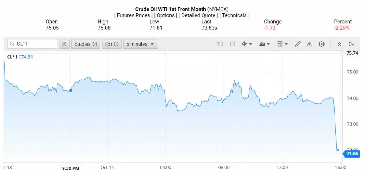 Giá xăng dầu hôm nay 15/10/2024: Giá dầu giảm 2% khi OPEC cắt giảm triển vọng tăng trưởng