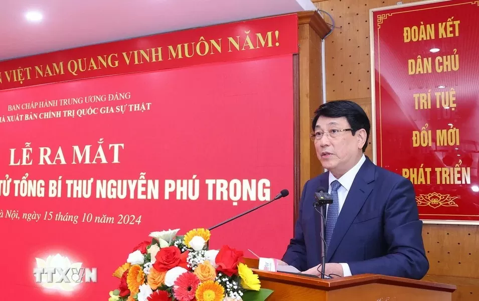 Ra mắt Tủ sách điện tử Tổng Bí thư Nguyễn Phú Trọng