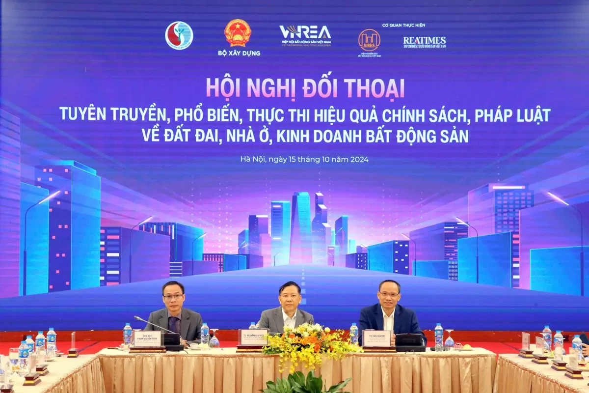 Đối thoại tháo gỡ khó khăn, tạo nguồn lực cho phát triển thị trường bất động sản