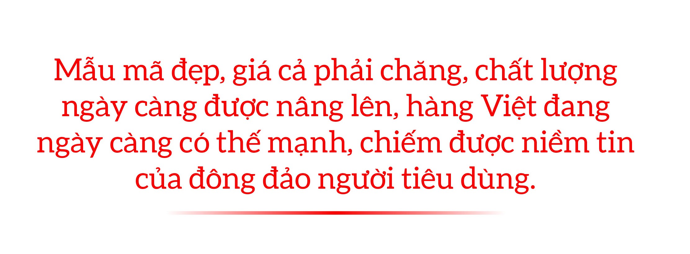 Mở rộng thị trường, gia tăng nội lực hàng Việt