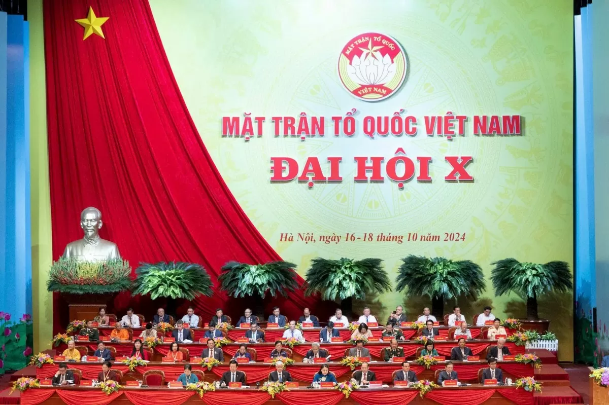 Ngày làm việc đầu tiên của Đại hội đại biểu toàn quốc Mặt trận tổ quốc Việt Nam lần thứ X