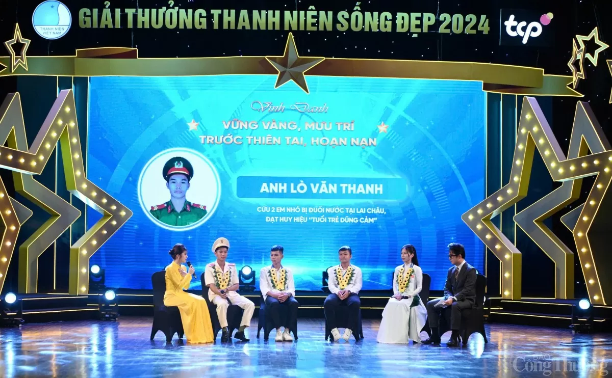 Cầu thủ Tiến Linh, rapper Double2T được vinh danh 'Thanh niên sống đẹp' năm 2024