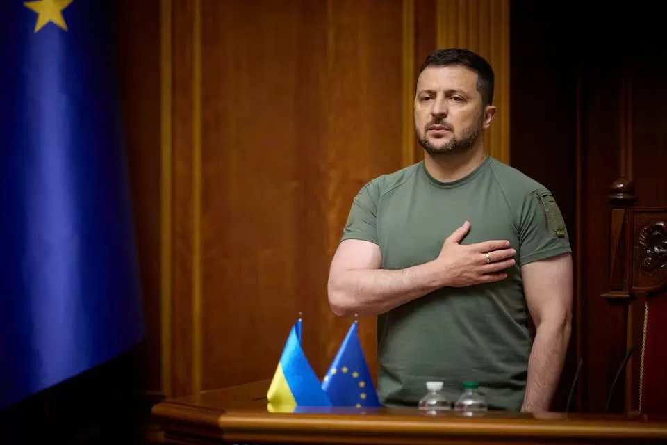 Tổng thống Ukraine Volodymyr Zelensky. Ảnh: Reuters