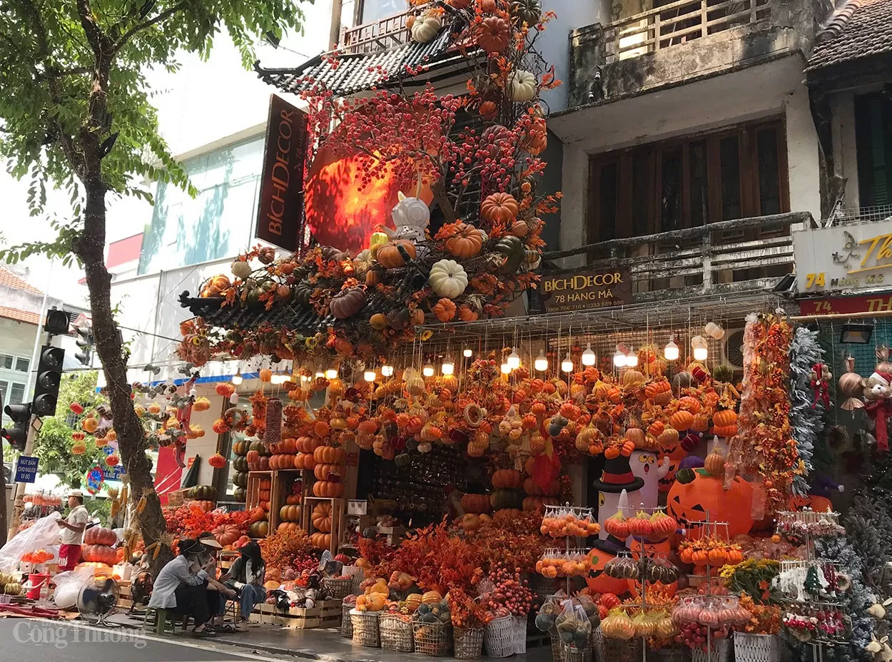 Không khí ‘ma mị’, ‘kỳ bí’ trên phố Hàng Mã trước thềm Halloween