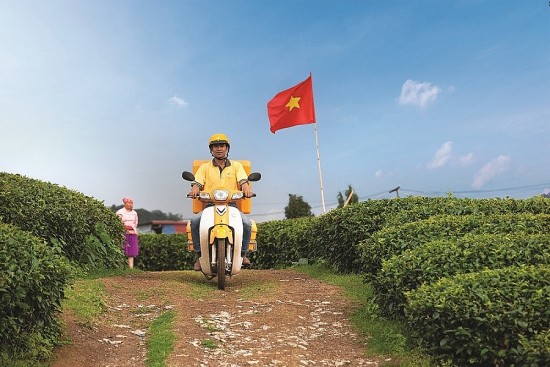 trao gui yeu thuong qua he thong buu dien