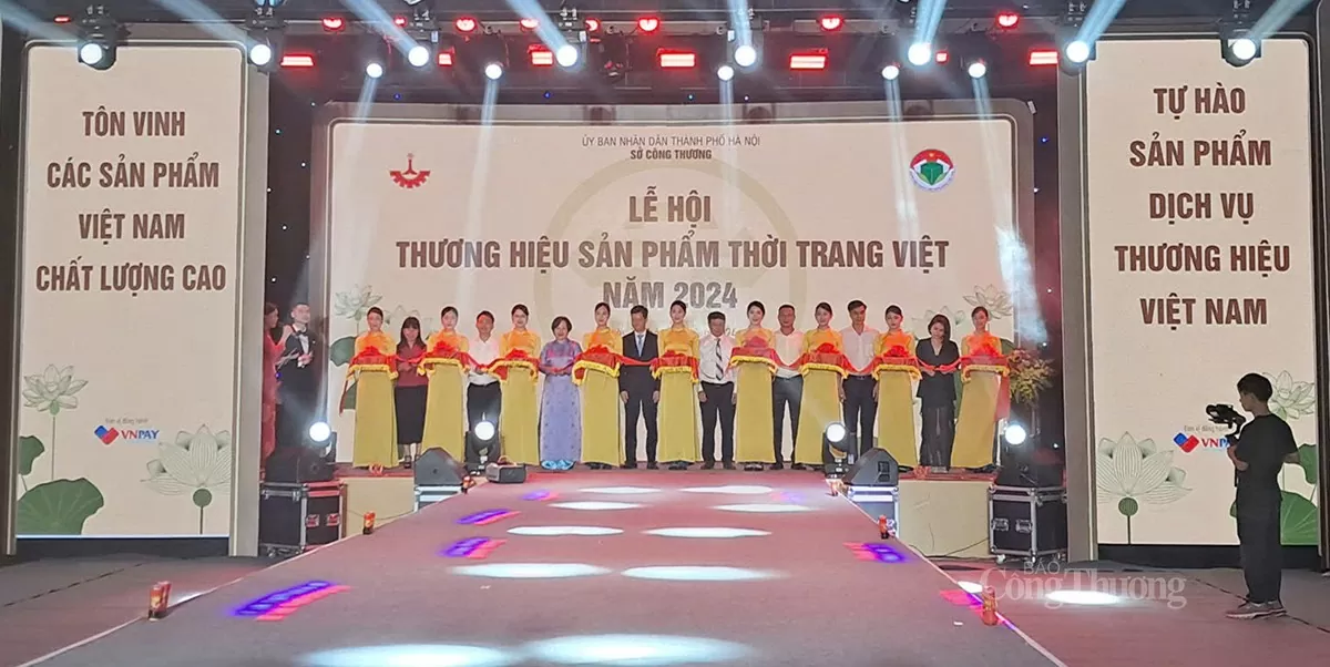 Hà Nội: 150 gian hàng tham gia Lễ hội Thương hiệu sản phẩm thời trang Việt năm 2024