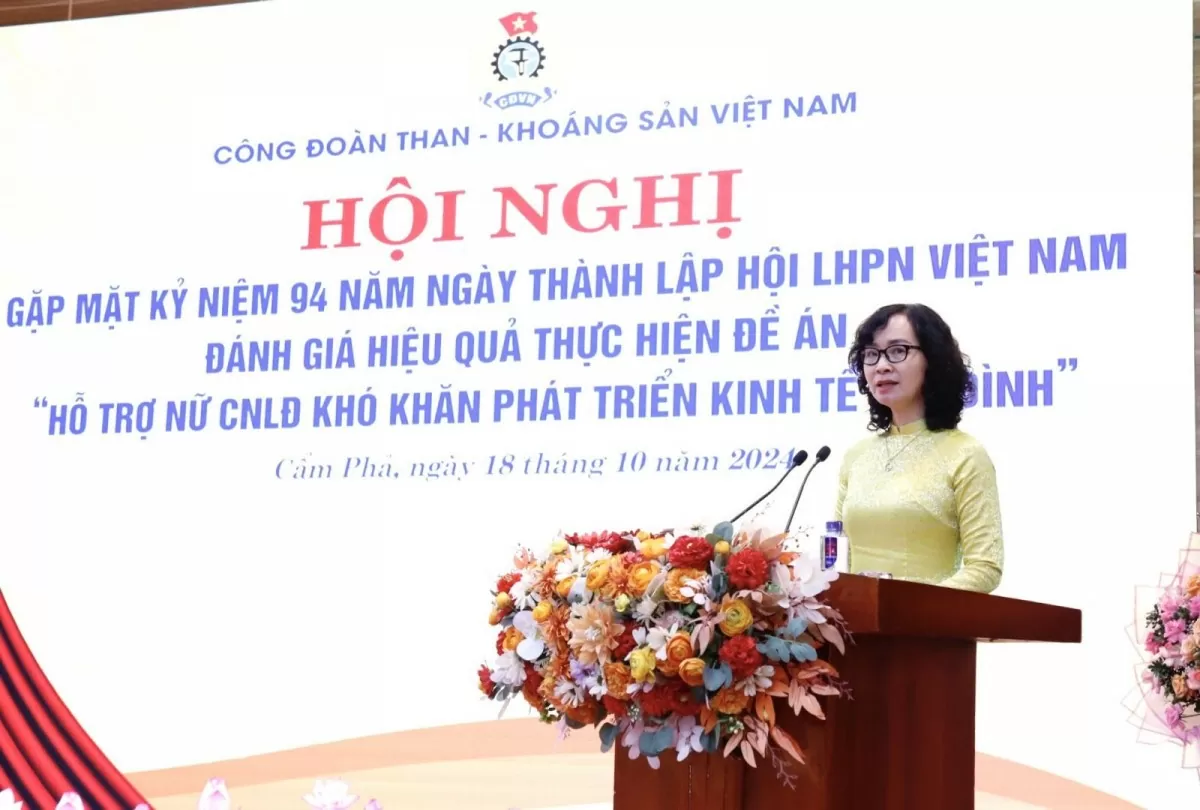 Công đoàn TKV: Gặp mặt kỷ niệm 94 năm ngày thành lập Hội LHPN Việt Nam 20/10