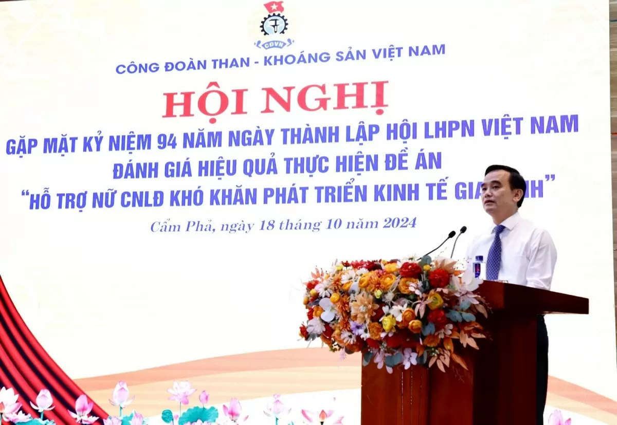 Công đoàn TKV: Gặp mặt kỷ niệm 94 năm ngày thành lập Hội LHPN Việt Nam 20/10 Công đoàn TKV: Gặp mặt kỷ niệm 94 năm ngày thành lập Hội LHPN Việt Nam 20/10