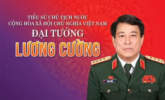 Infographic | Tiểu sử Chủ tịch nước Cộng hòa xã hội chủ nghĩa Việt Nam Đại tướng Lương Cường