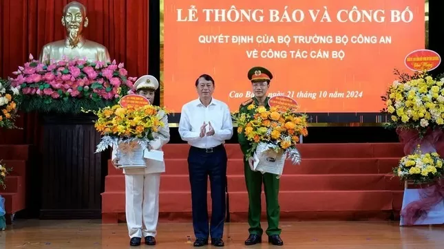 Bổ nhiệm Đại tá Lương Ngọc Quyết giữ chức Phó Giám đốc Công an tỉnh Cao Bằng