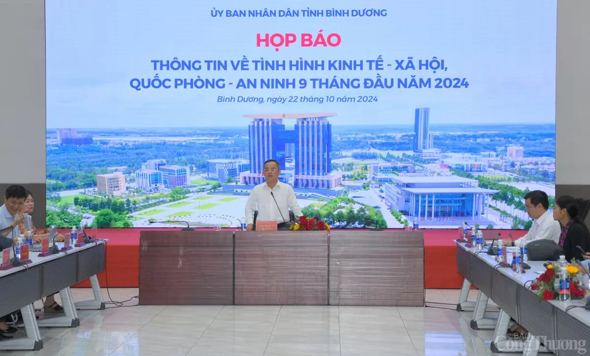 Bình Dương: Xuất khẩu 9 tháng đầu năm cán mốc gần 27 tỷ USD, thặng dư thương mại 8,4 tỷ USD