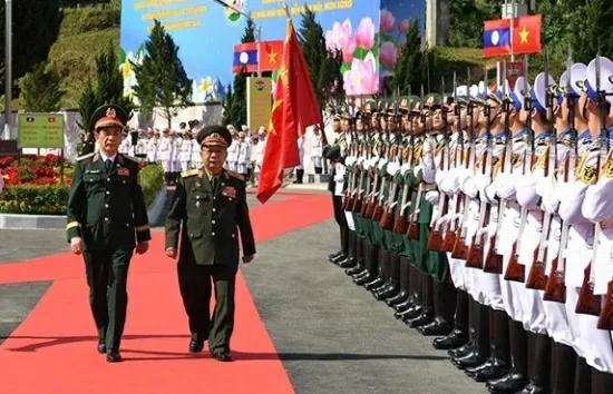 Chính thức khai mạc giao lưu hữu nghị quốc phòng biên giới Việt Nam - Lào lần thứ hai