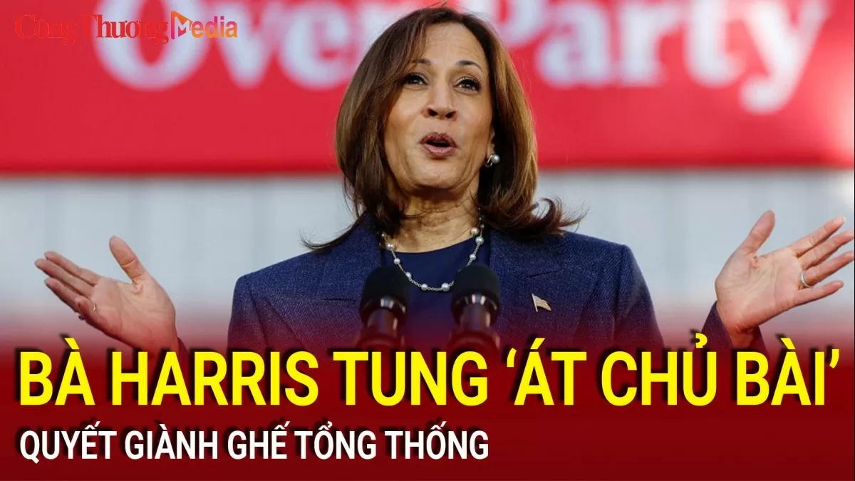 Bầu cử Mỹ 2024: Bà Harris tung 