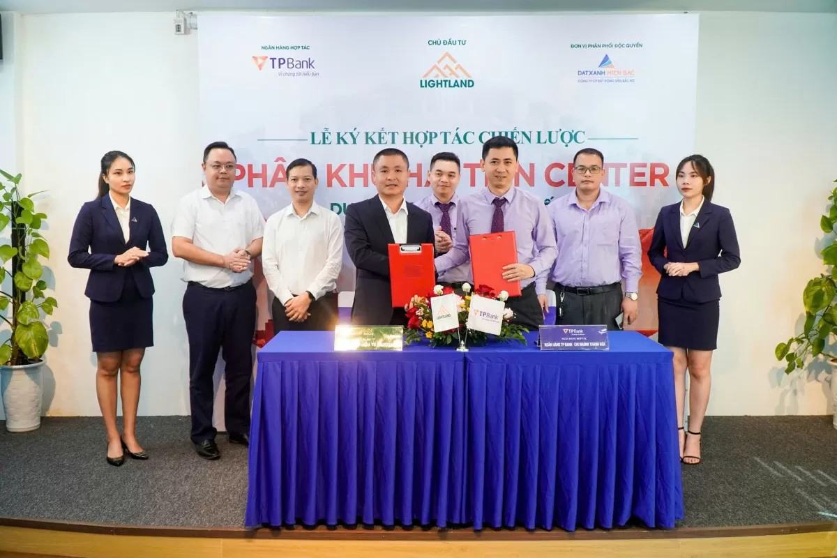 Lightland Holdings ký kết hợp tác chiến lược phân khu Hải Tiến Center