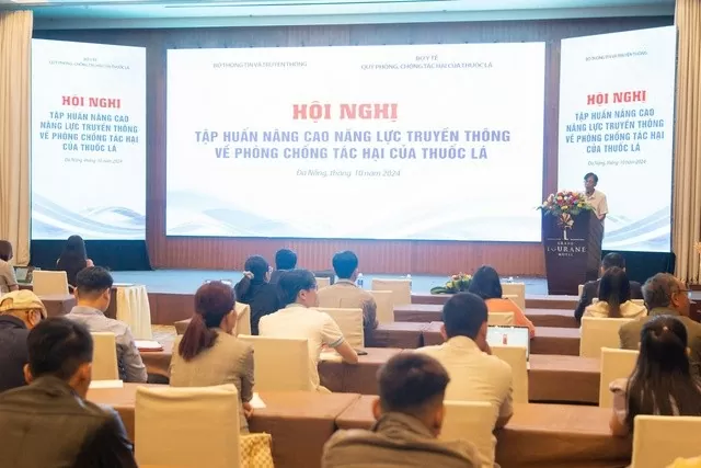 Hội nghị tập huấn nâng cao năng lực truyền thông về phòng chống tác hại thuốc lá.