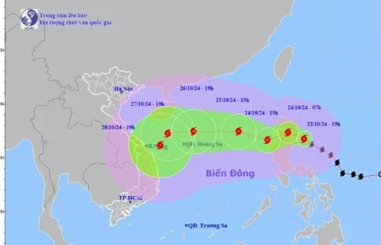 Tin mới nhất cơn bão Trà Mi hôm nay: Bão Trà Mi giật cấp 15 khi vào Biển Đông